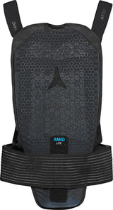 LiveShieldAMIDLite- Black back protector on a white background