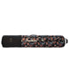 LowRollerSnowboardBag-Black floral patterned snowboard bag with Dakine logo on a white background