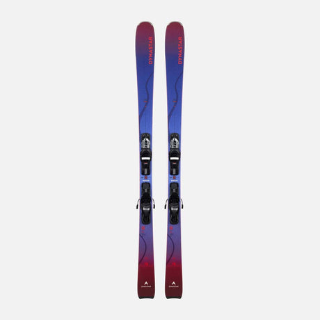 M-CROSS78- A pair of Dynastar skis with a blue, purple, and red gradient, shown vertically against a light gray background.