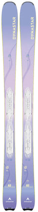 M-CROSSW82-A pair of Dynastar skis in a light purple and lavender colorway, shown vertically against a white background.