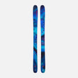 M-FREE100OPEN-A pair of Dynastar ski tips with a blue and black abstract pattern and red accents, displayed vertically against a light gray background.