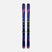 M-MENACE90XPRESS-A pair of Dynastar skis, featuring a dark blue and purple gradient design with orange accents, set against a plain light gray background.