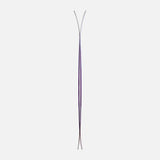 M-PROW92OPEN-A pair of Dynastar ski tips with a pastel blue, purple, and pink gradient design, displayed vertically against a light gray background.