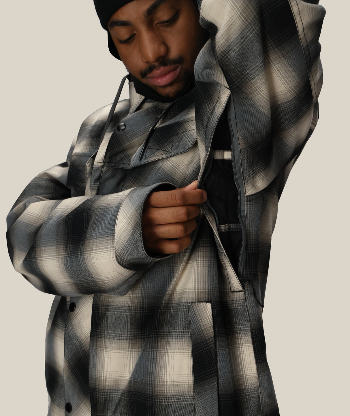 686 AUTHENTIC WOODLAND INS JACKET チェック　L 686 Woodland Insulated Snowboard Jacket (Men's) - Peter