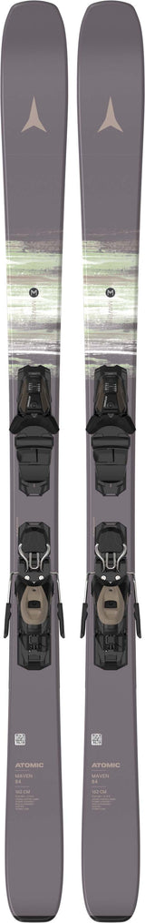 MAVEN84- Light purple skis on a white background