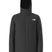 MApexElevationJacket- Black jacket with a hood on a white background