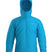 MAtomHoody-Light blue hooded jacket with brand logo on a white background