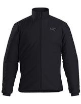 MAtomJacket-Black jacket with a brand logo on a white background