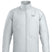MAtomJacket-A light gray full-zip jacket with a stand-up collar and a small black Arc'teryx logo on the left chest, shown against a plain white background.
