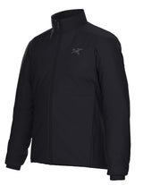 MAtomJacket-Black jacket with a brand logo on a white background
