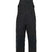 MBakerInsulatedBib-Black bib overalls on a white background