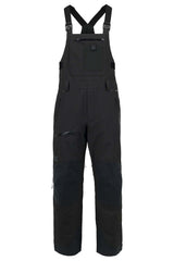 MBakerInsulatedBib-Black bib overalls on a white background