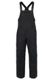 MBakerInsulatedBib-Black bib overalls on a white background