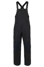 MBakerInsulatedBib-Black bib overalls on a white background