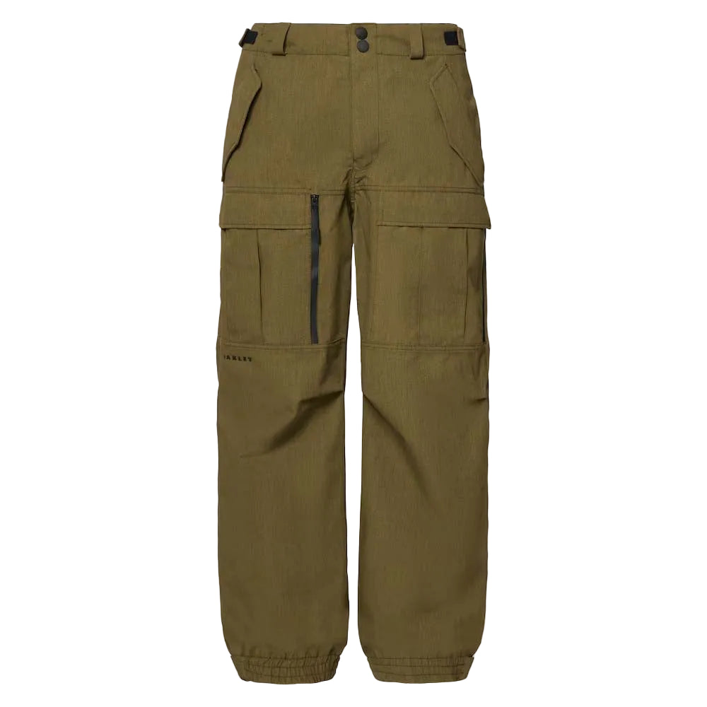 MBaldfaceShellPant-Army green ski pants on a white background