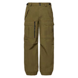 MBaldfaceShellPant-Army green ski pants on a white background