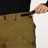 MBaldfaceShellPant-Army green ski pants on a white background