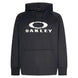 MBarkDWRFleeceHoody-Black hoodie with Oakley logo on a white background