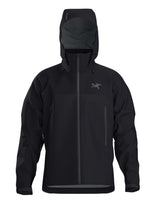MBetaARJacket-Black jacket with a brand logo on a white background