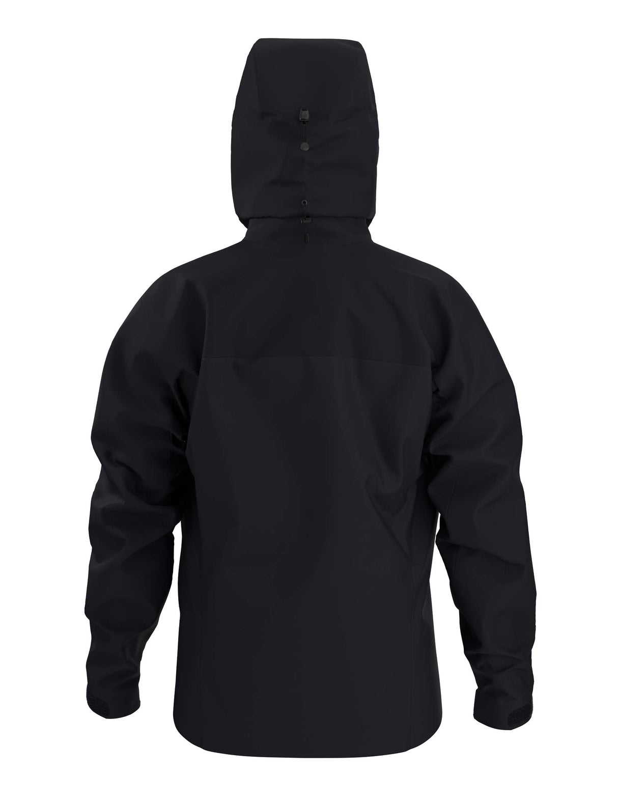 MBetaARJacket-Black jacket with a brand logo on a white background