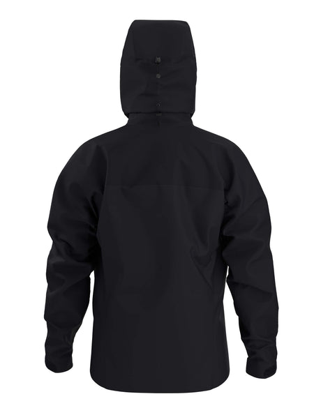 MBetaARJacket-Black jacket with a brand logo on a white background
