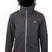 MBooterJacket- Black jacket with a hood on a white background