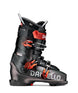 Cabrio MV 120 3DWrap- Black and red ski boot with 'Dabello' branding on a white background