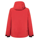 MCanopyIns.Jacket-Red jacket with a brand logo on a white background