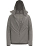 MCartoMonoTriclimateHoodedJacket-Gray jacket with a hood on a white background