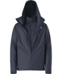 MCartoMonoTriclimateHoodedJacket-Dark blue jacket with hood on a white background