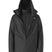 MCartoMonoTriclimateHoodedJacket-Black jacket with a hood on a white background