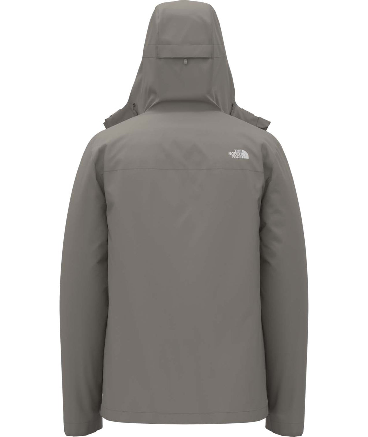MCartoMonoTriclimateHoodedJacket-Gray jacket with a hood on a white background