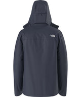 MCartoMonoTriclimateHoodedJacket-Dark blue jacket with hood on a white background