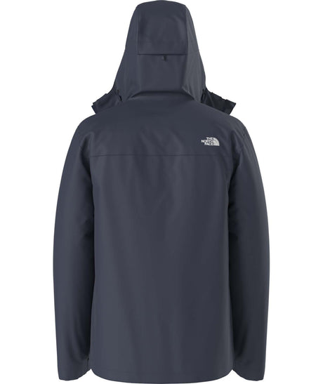 MCartoMonoTriclimateHoodedJacket-Dark blue jacket with hood on a white background