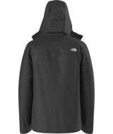 MCartoMonoTriclimateHoodedJacket-Black jacket with a hood on a white background