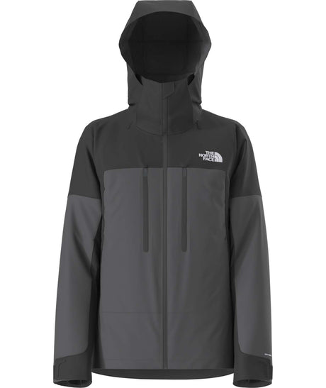 MChakalJacket-Grey and Black jacket with hood on a white background