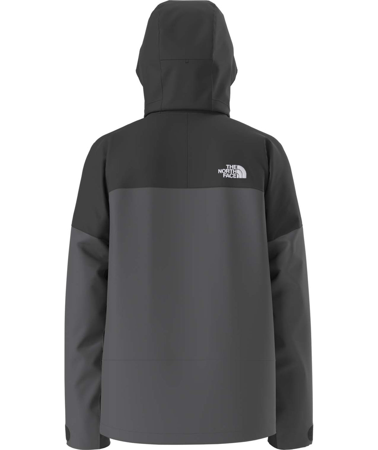 MChakalJacket-Grey and Black jacket with hood on a white background