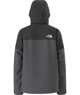 MChakalJacket-Grey and Black jacket with hood on a white background