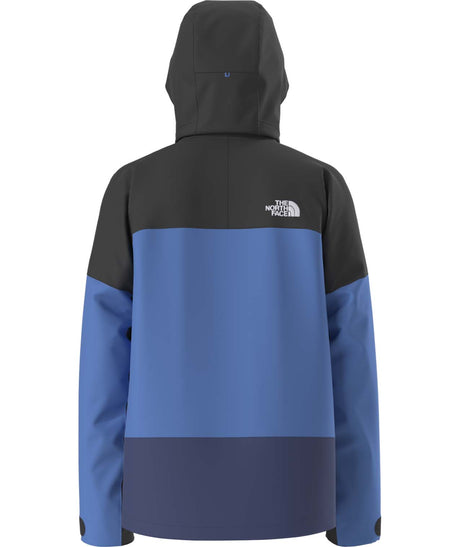 MChakalJacket-Blue and black jacket with The North Face logo on a white background