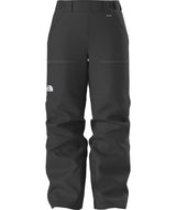 MChakalPant-Black snow pants with The North Face logo on a white background