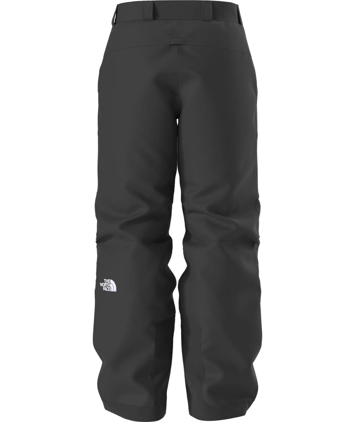 MChakalPant-Black snow pants with The North Face logo on a white background