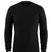 MClassicalThermalMerinoBaseLayerCrew-Black long-sleeve shirt on a white background