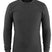 MClassicalThermalMerinoBaseLayerCrew-Dark gray long-sleeve shirt on a white background
