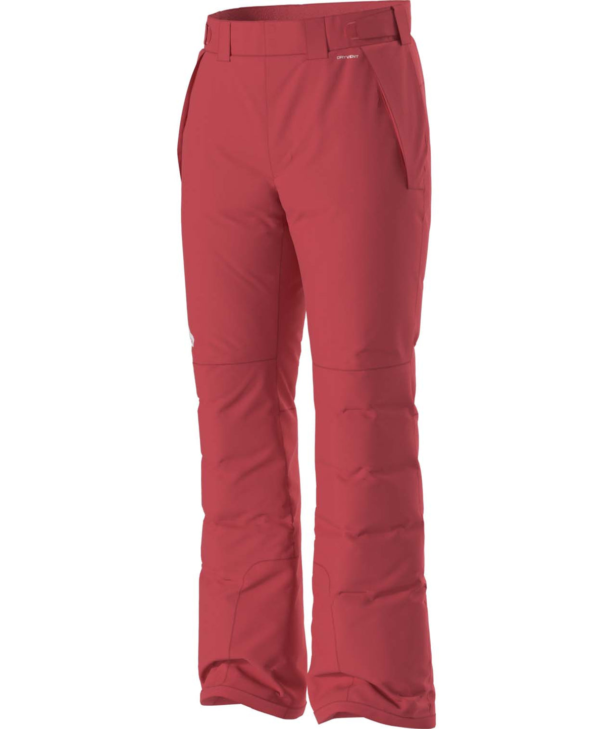 MDescenditPant- Red snow pants on a white background