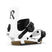 MDrone- White snowboard binding on a white background