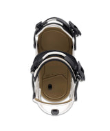 MDrone- White snowboard binding on a white background