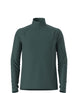 MDynamic1_4Zip-Green long-sleeve quarter zip with a high collar on a white background