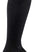 MRFL-Black knee-high sock on a white background