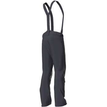 MEdgeInsulatedPant-Black snow pants on a white background