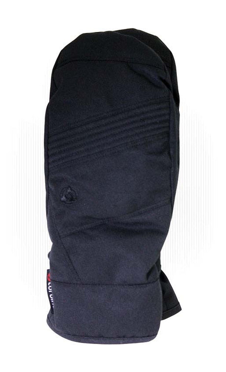 MFrazierMitten-Black winter glove on a white background
